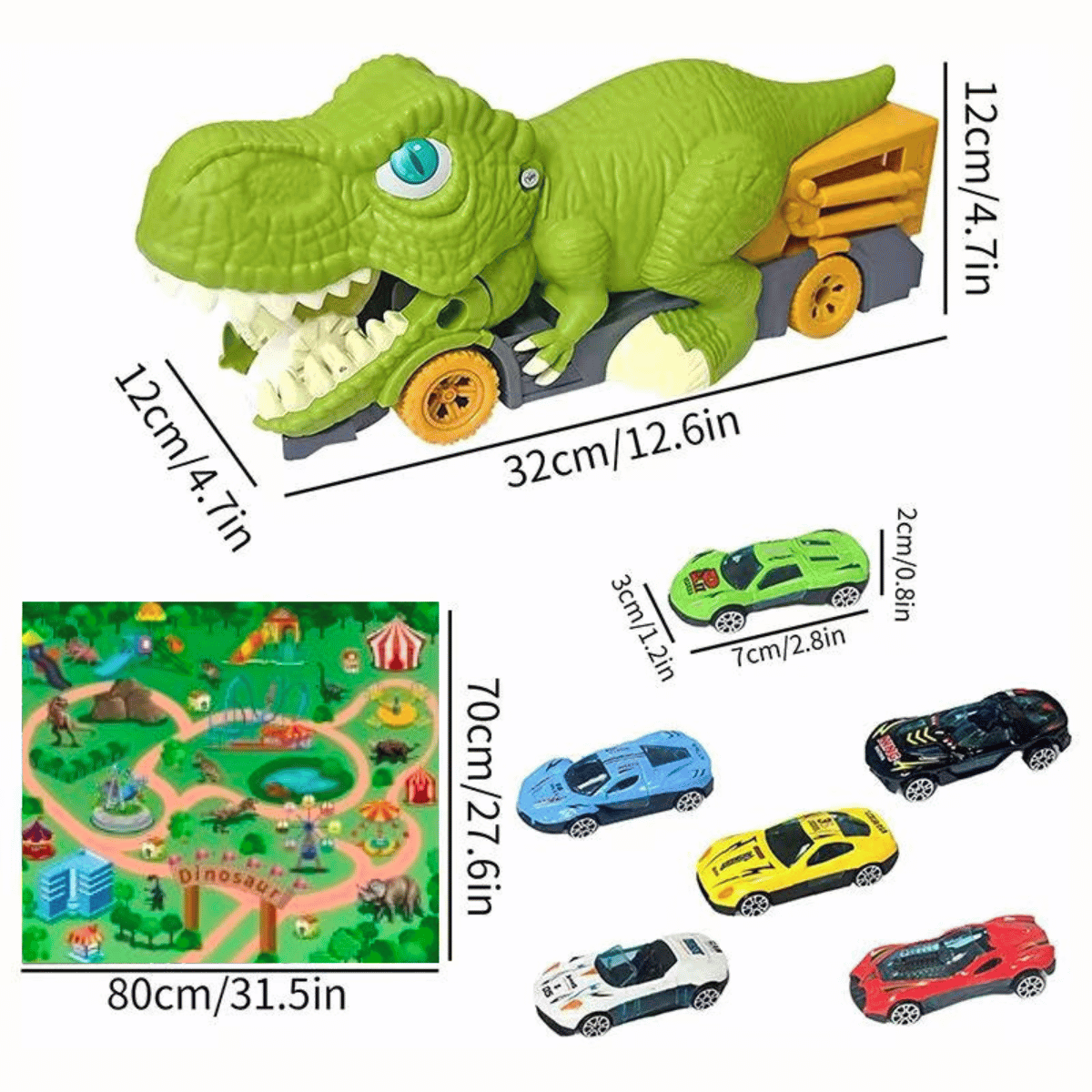 Dino Car Truck™ - Kør ind i forhistorien - Dinosaur-legetøjsbil