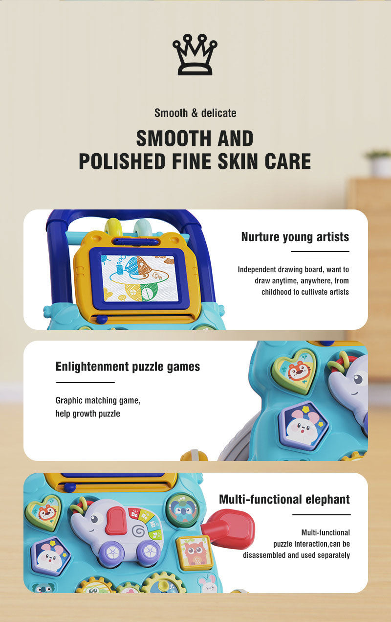 BabyWalker – Lære & lege – Løbegang med aktivitetsbræt