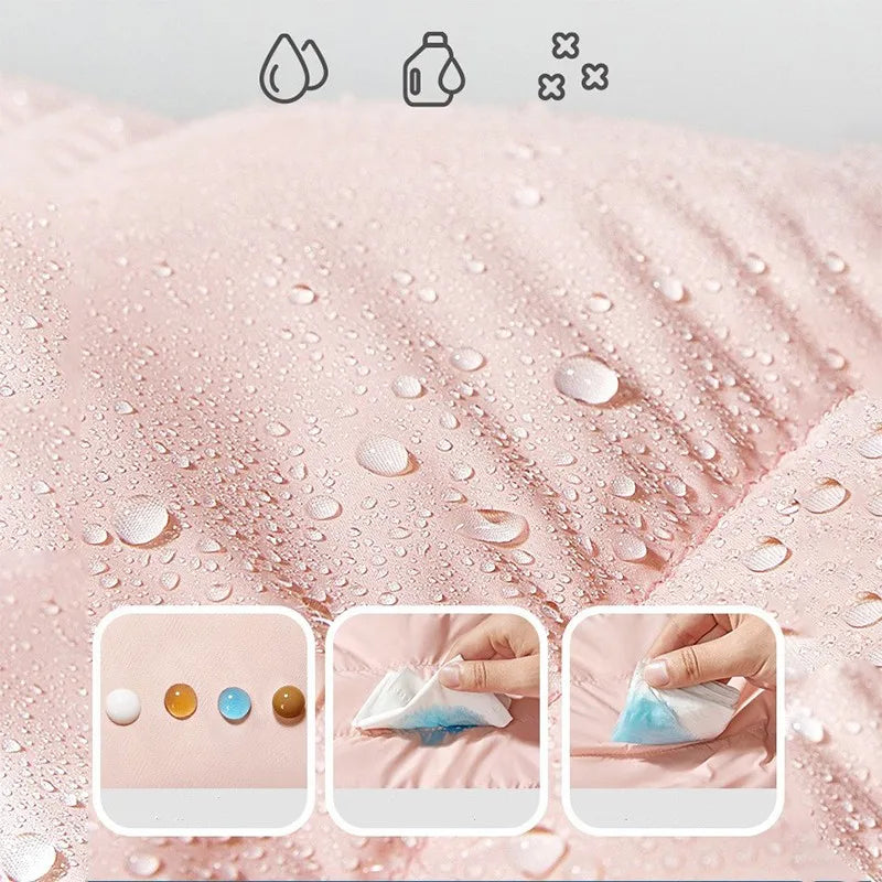 CuddleCoat – Tykt vatteret jakke med bjørnehætte