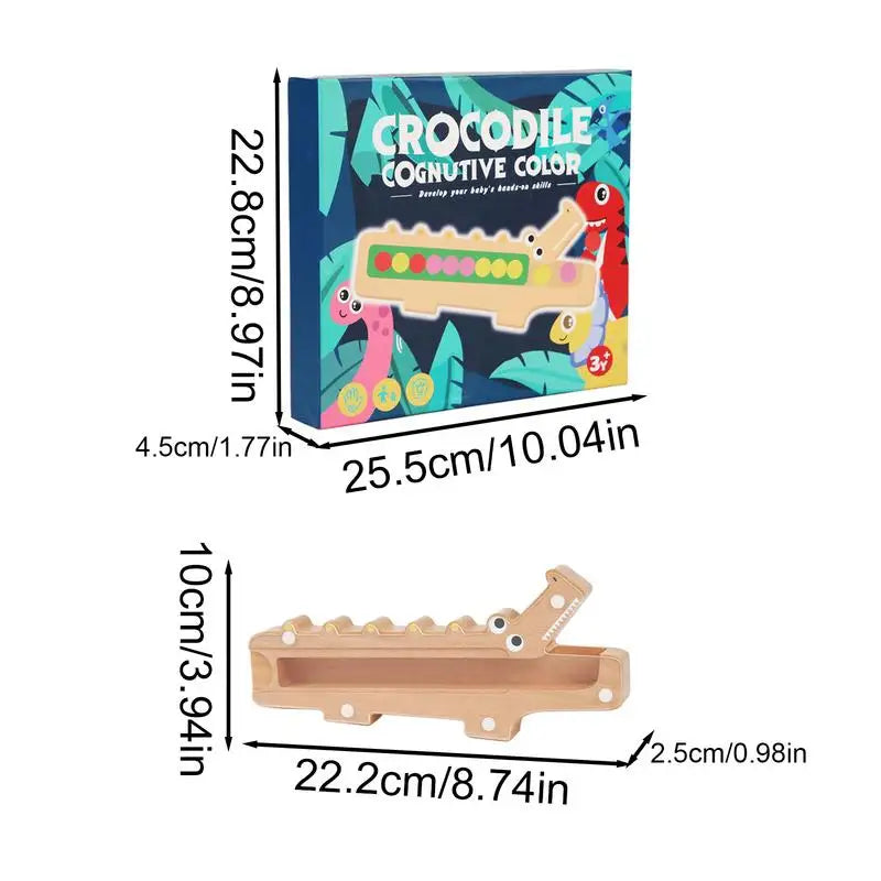 Crocodile Colour Game™ - Krokodille farvefest - Farvespil