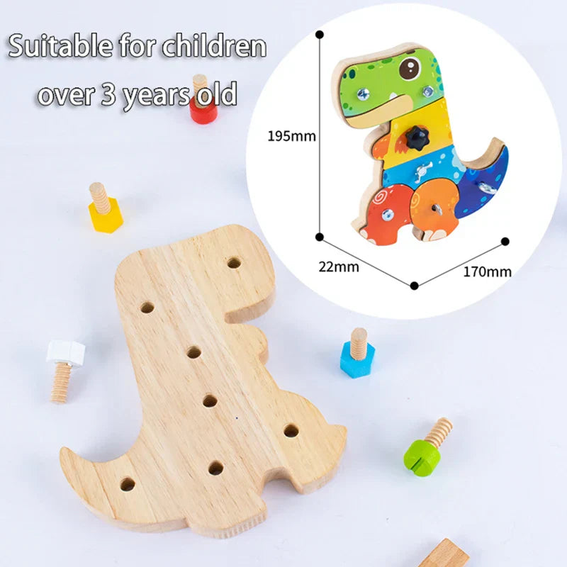Dino Screwdriver Board™ - Skru og Udforsk - Sanselegetøj