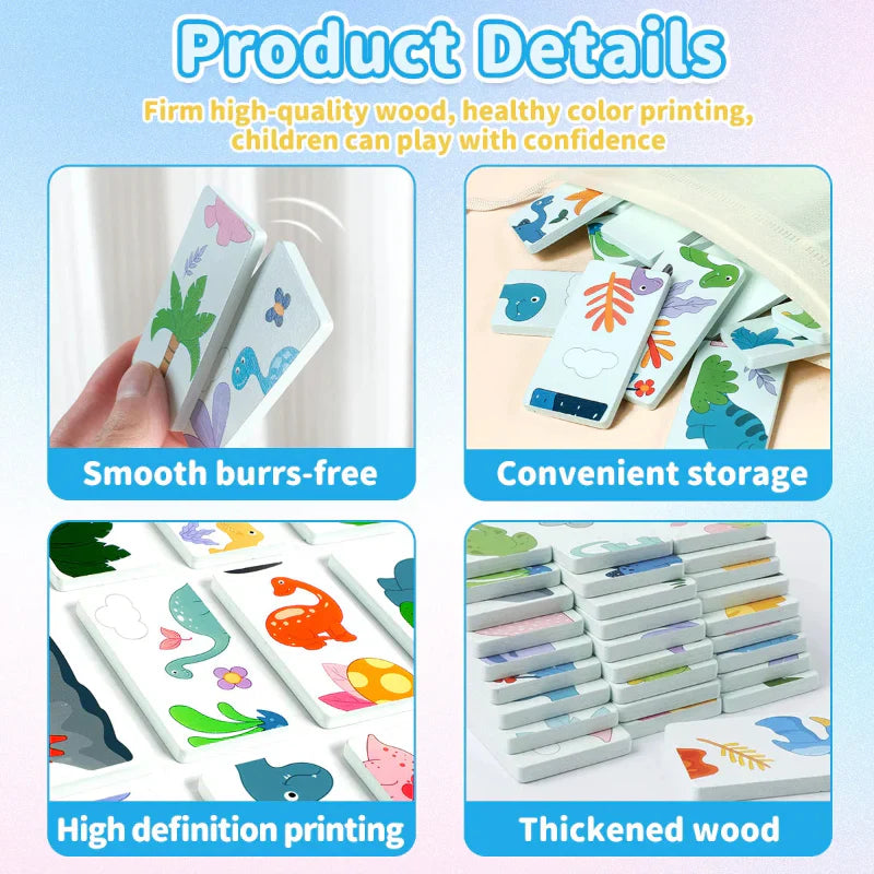 DinoDomino – Det sjoveste selskabsspil! – Dino Domino