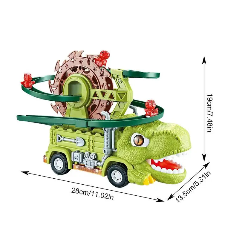 Dino Slide Truck™ - Klatr og kør om kap med dinosaurer! - Dinosaur-lastbil