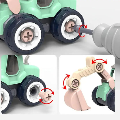 Construction-Masters mini ingeniørkøretøjssæt