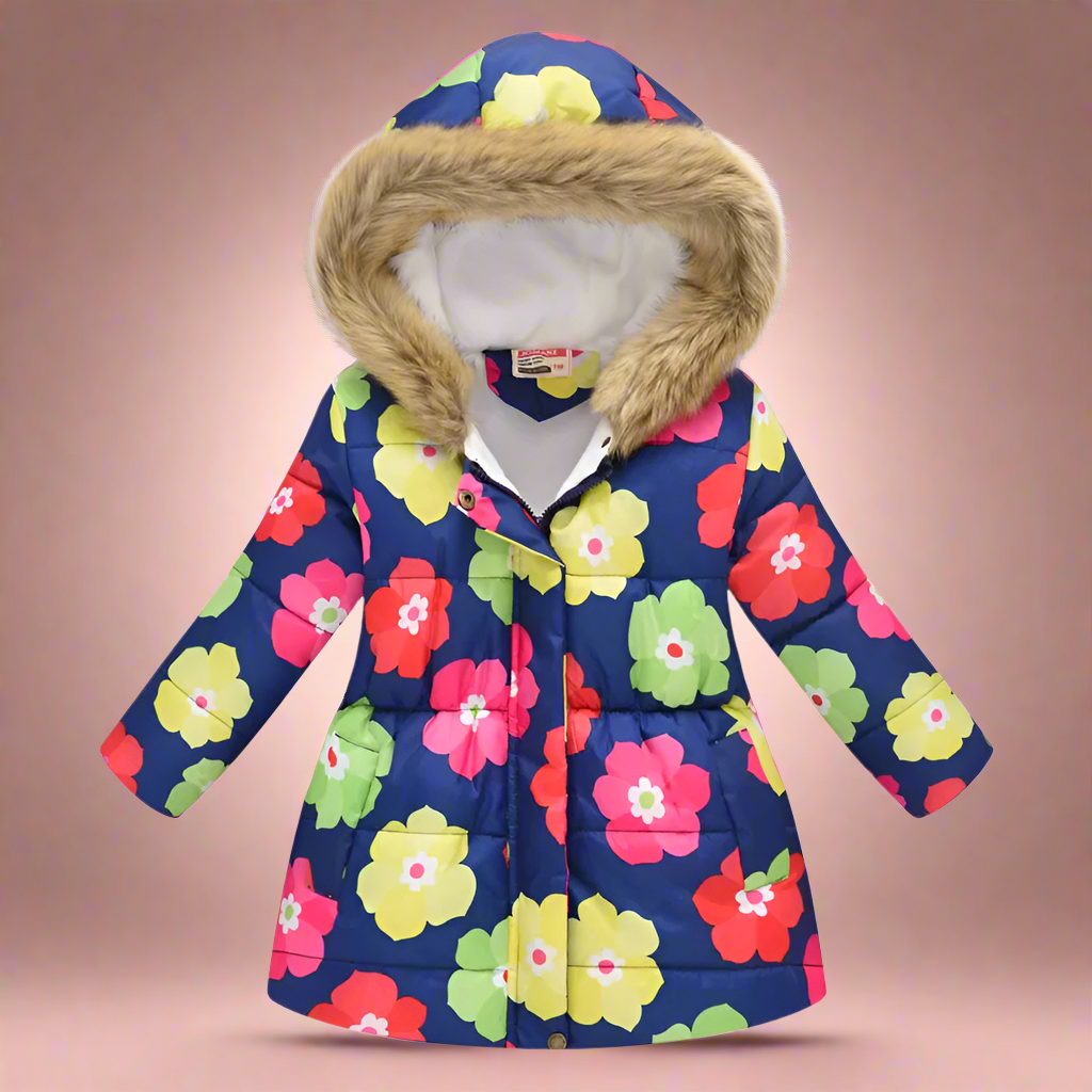 CozyTrend – Elegant og hyggelig – Vatteret vinterjakke til piger