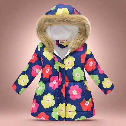 CozyTrend – Elegant og hyggelig – Vatteret vinterjakke til piger