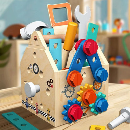 Busy Box™ - Opdag og lær - Aktivitetskasse i træ