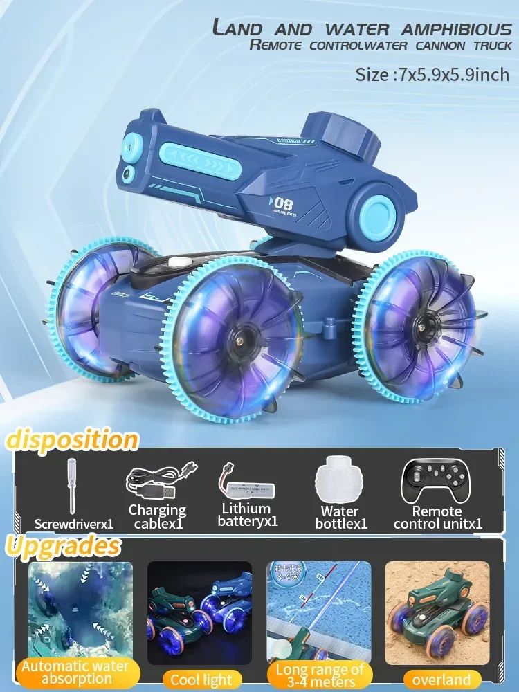 Aqua Racer™ – Dobbelt så hård – RC amfibie racerbil