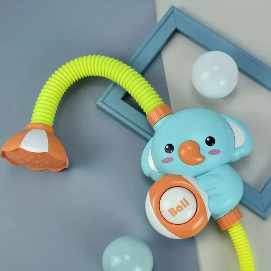 Elephant Shower Set™ – Plaskende sjov i badet - brusehoved til badet
