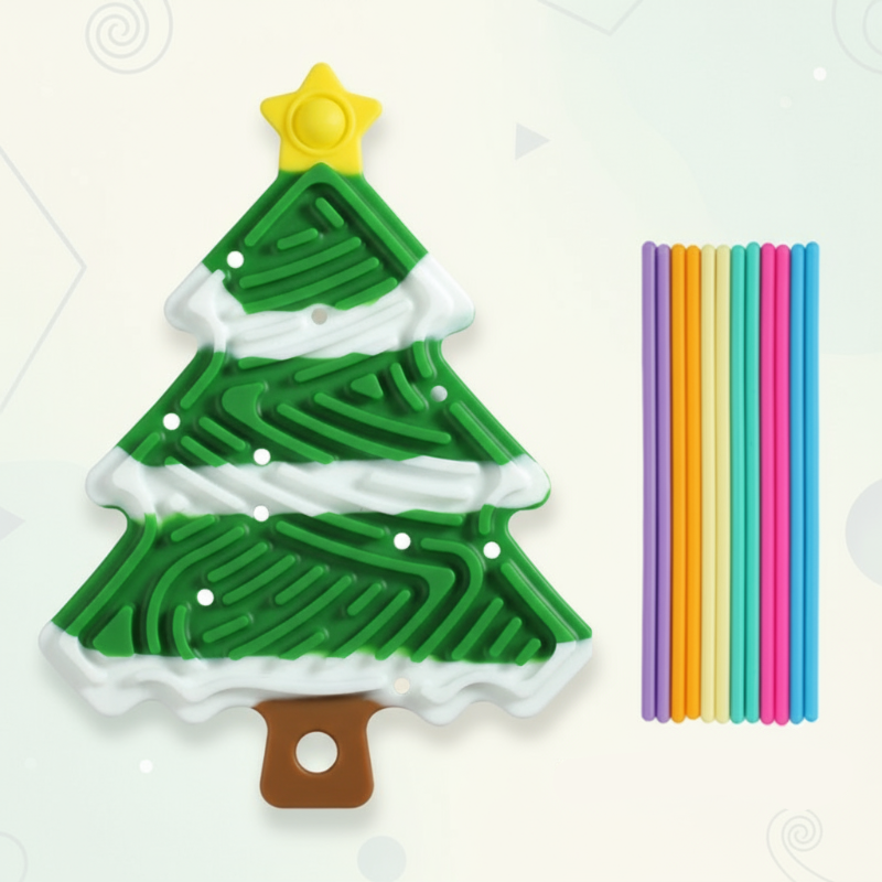 FidgetFrost – Legende & Blød – Silikone Busy Board