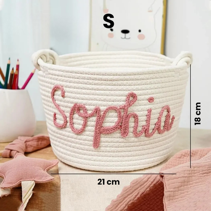 CuddleBasket – Sød & personlig – Personlig blekurv