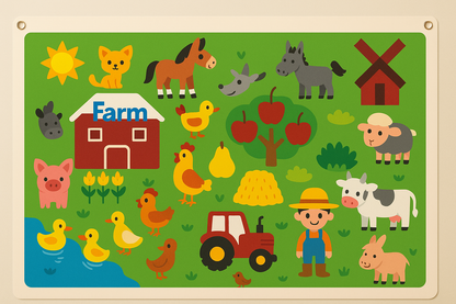 FeltBoard™ - Uendelig opdagelses- og legeglæde! - Filtbræt