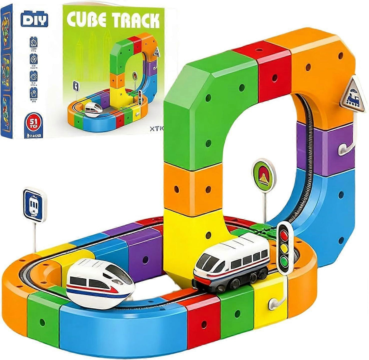 DIY Cube Track – Kreativ & Aktiv – Kreativ DIY-togbane