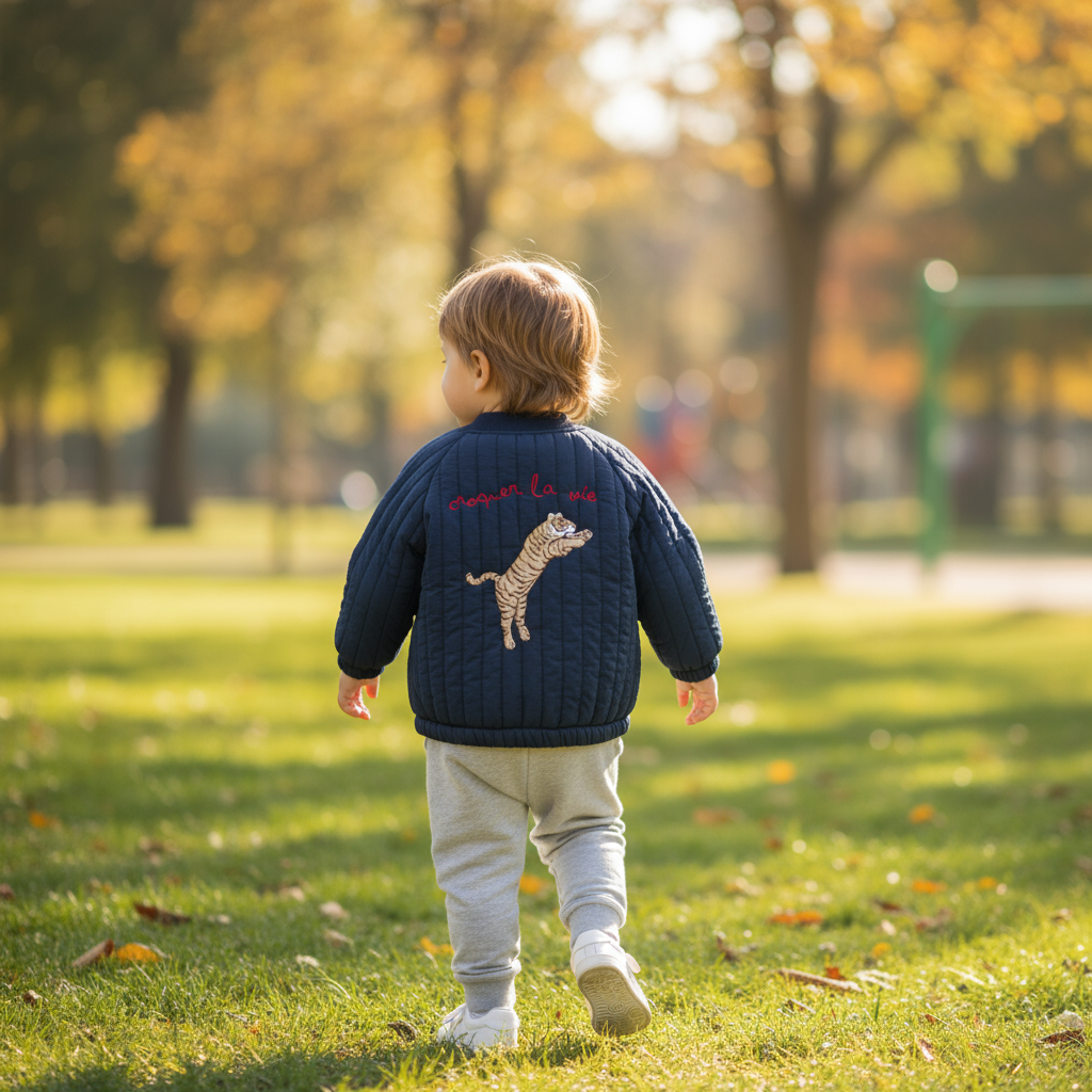 WildCharm – Varm og unik – Vatteret børnejakke