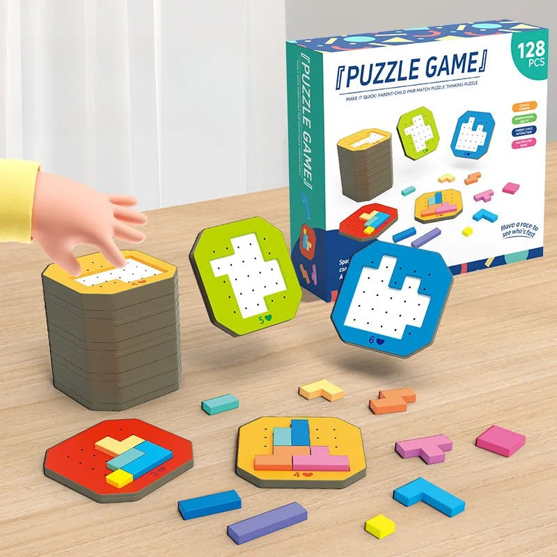 Colorful Tangram Puzzle™ - Kreativitet og læring - Tangram-puslespil