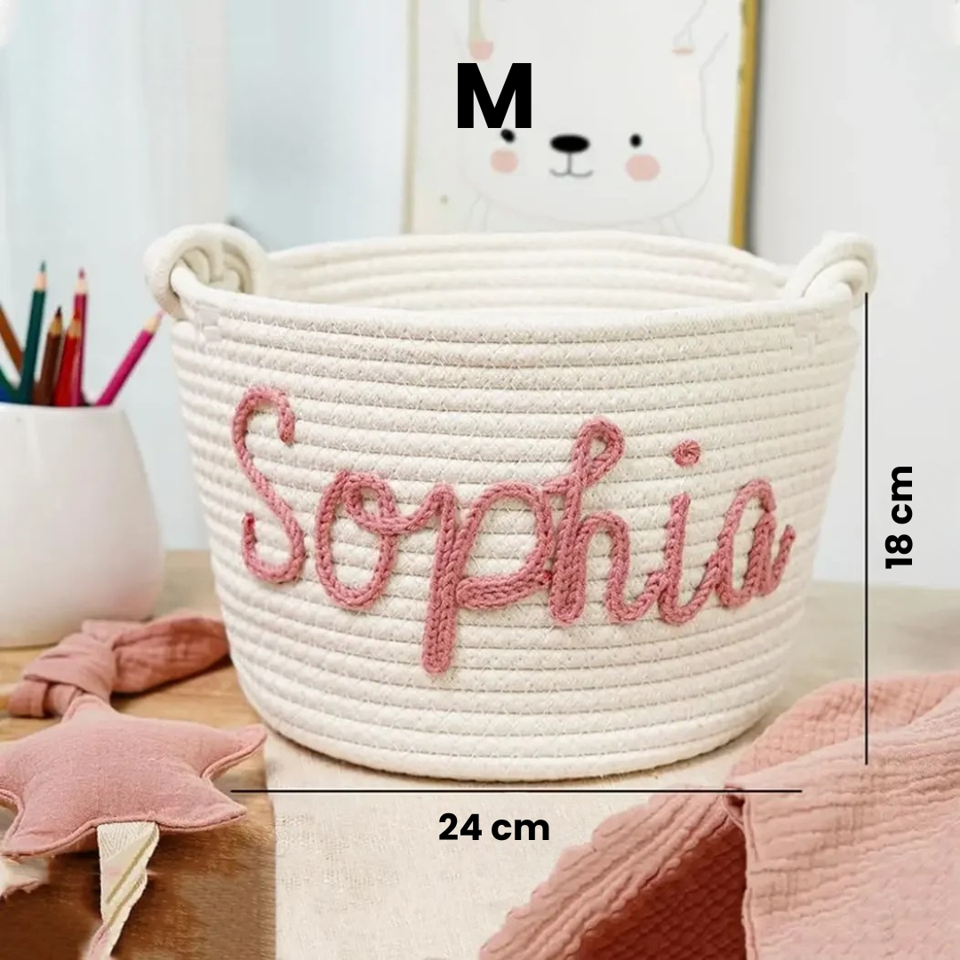 CuddleBasket – Sød & personlig – Personlig blekurv