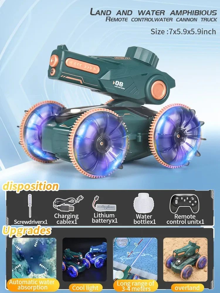 Aqua Racer™ – Dobbelt så hård – RC amfibie racerbil