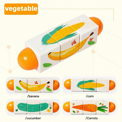 WoodiTurn – Lærerigt & sjovt – Roterende puslespil