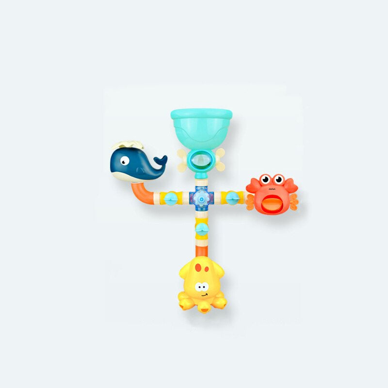 Bath Buddies™ - Badesjov med sprøjtende venner - Badelegetøjsfontæne