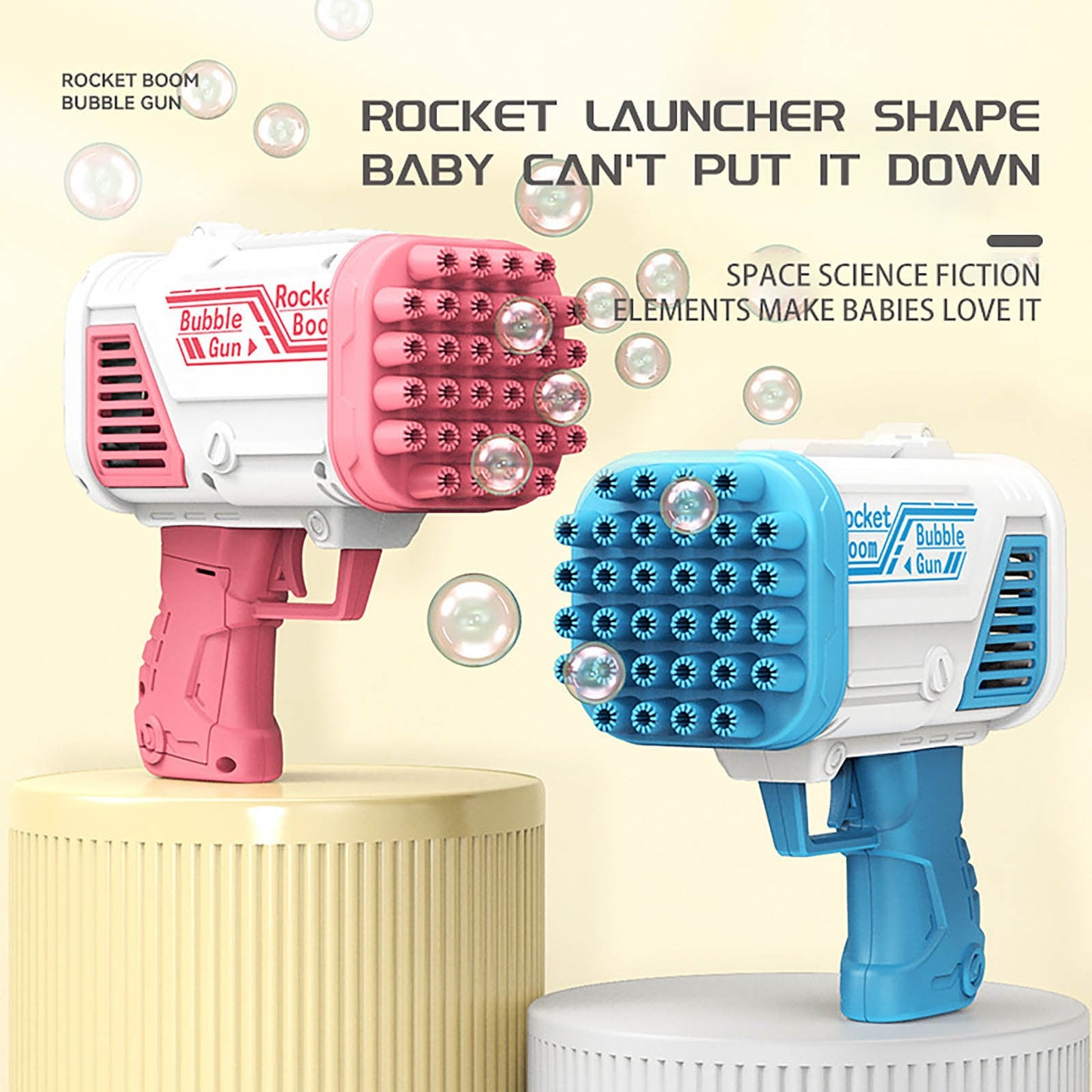 Bubble Bazooka™ - Boblesjov med bobler - Bobleblæsepistol