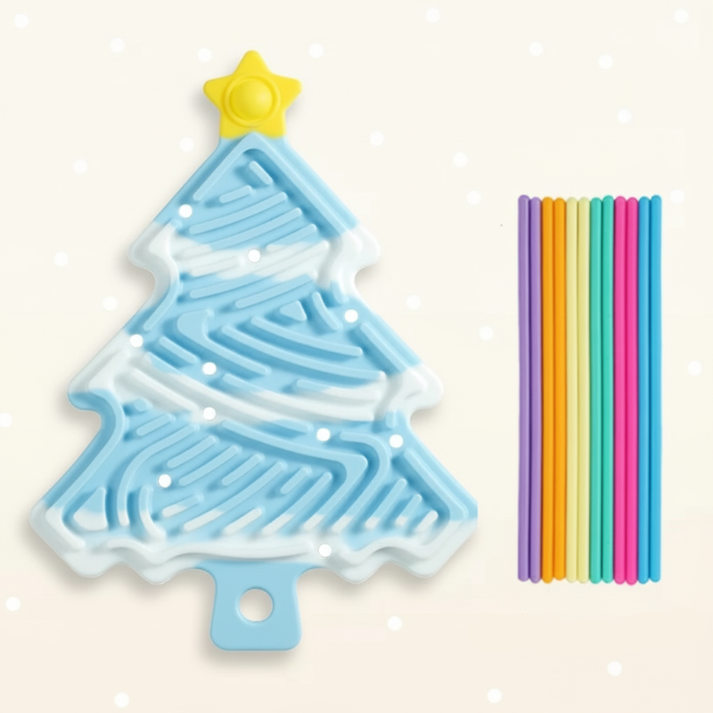 FidgetFrost – Legende & Blød – Silikone Busy Board