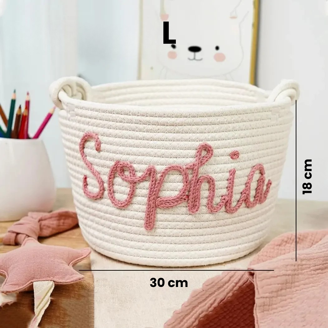 CuddleBasket – Sød & personlig – Personlig blekurv