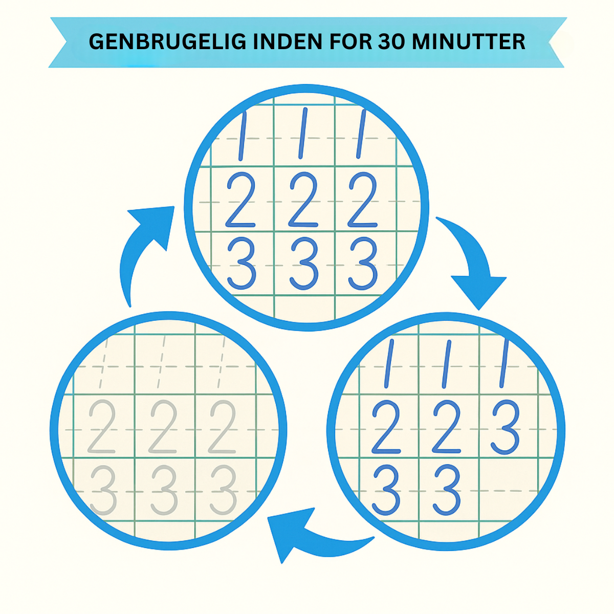 Calligraphy Book™ | Den første introduktion til at skrive - Skrivehæfte