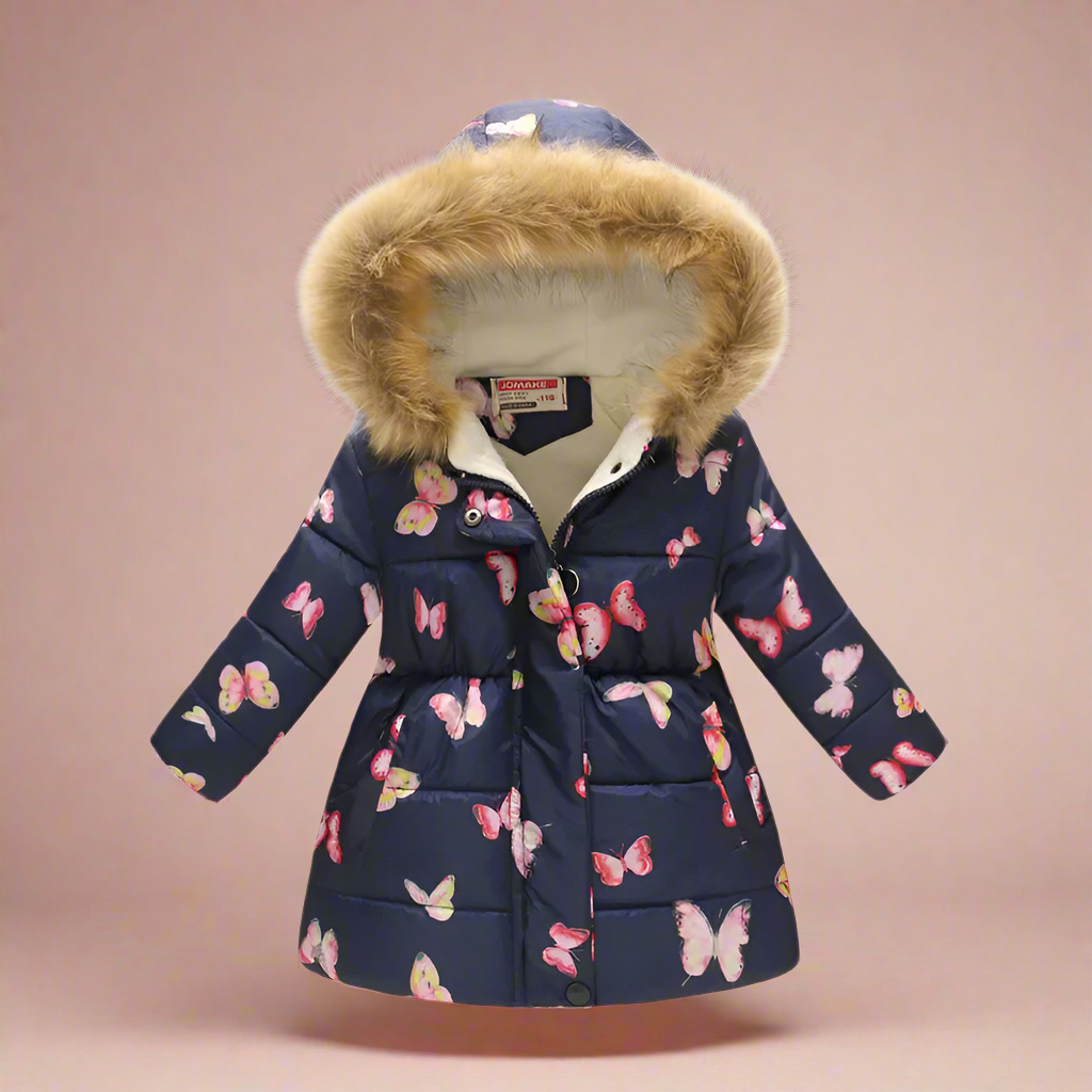 CozyTrend – Elegant og hyggelig – Vatteret vinterjakke til piger