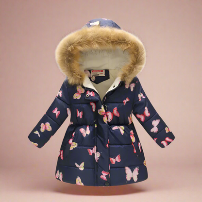 CozyTrend – Elegant og hyggelig – Vatteret vinterjakke til piger