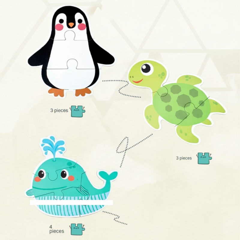 BrainBox – Lære & Lege – 3D træpuslespil