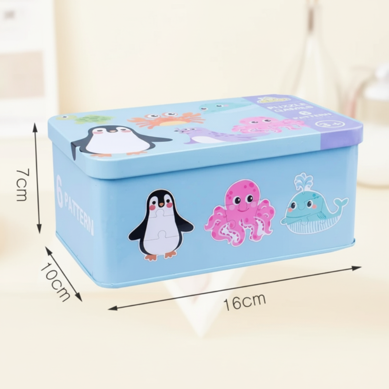 BrainBox – Lære & Lege – 3D træpuslespil