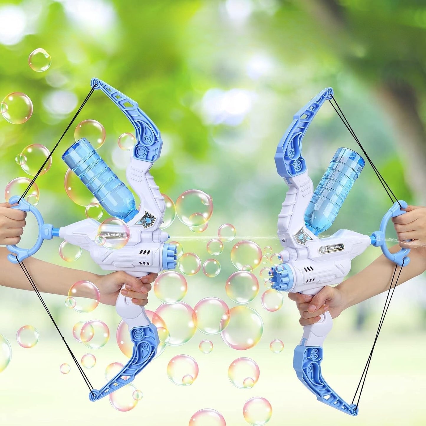 TrendyToys – Aktiv & kreativ – 2-i-1 bue-boblesprøjte