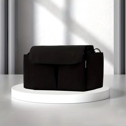 ToddlerOrganizer – Vandafvisende og rummelig – Barnevognsorganizer med flaskeholdere