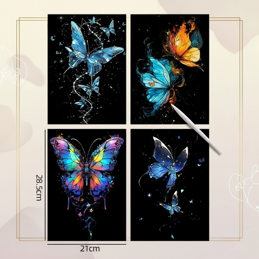 GlowArt – Glow-in-the-dark – Skrabelodssæt