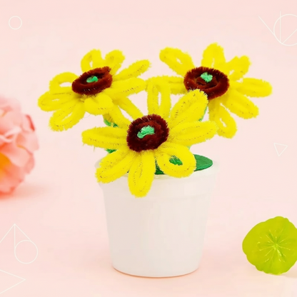 CraftBloom – Farverigt & kreativt – DIY blomsterpotte-håndværkssæt