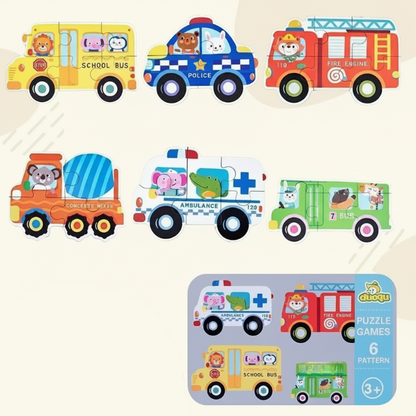 BrainBox – Lære & Lege – 3D træpuslespil