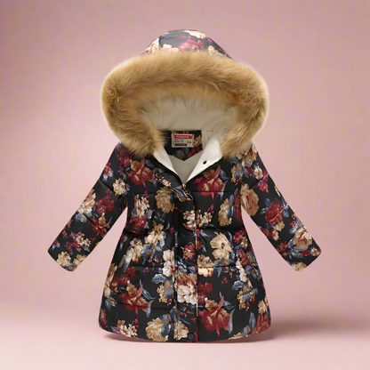 CozyTrend – Elegant og hyggelig – Vatteret vinterjakke til piger