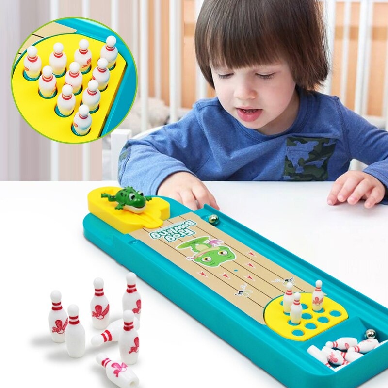 Frog Bowling™ - Fremmer motorikken - Mini bowlingbane