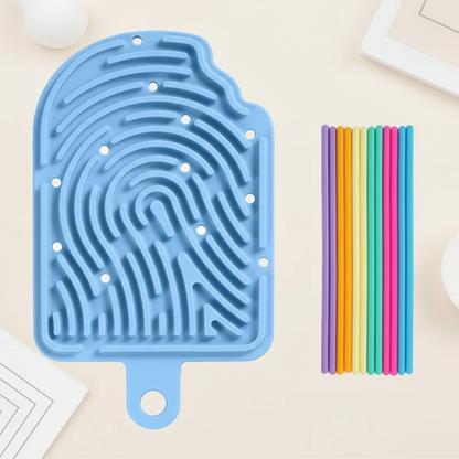 FidgetFrost – Legende & Blød – Silikone Busy Board