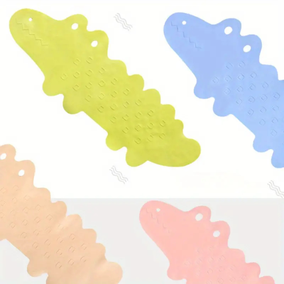 AquaJoy – Skridsikker og sikker – Børnebademåtte Krokodille