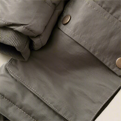 CozyTrend – Elegant og varm – Parka vinterjakke med pelskrave