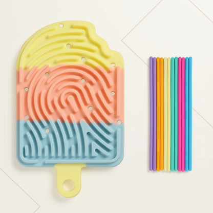 FidgetFrost – Legende & Blød – Silikone Busy Board