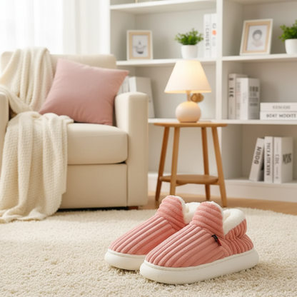WarmNest – Blød og varm – Skridsikre hjemmesko
