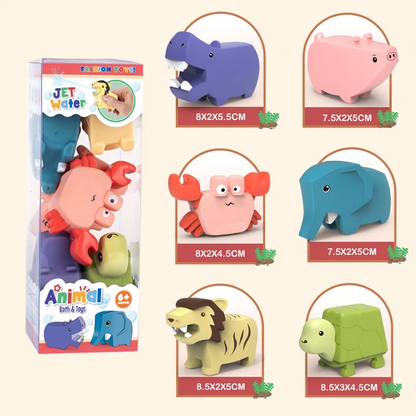 Bath Buddies™ – Vildt dyrebrusebad – Badelegetøj Vandpistol