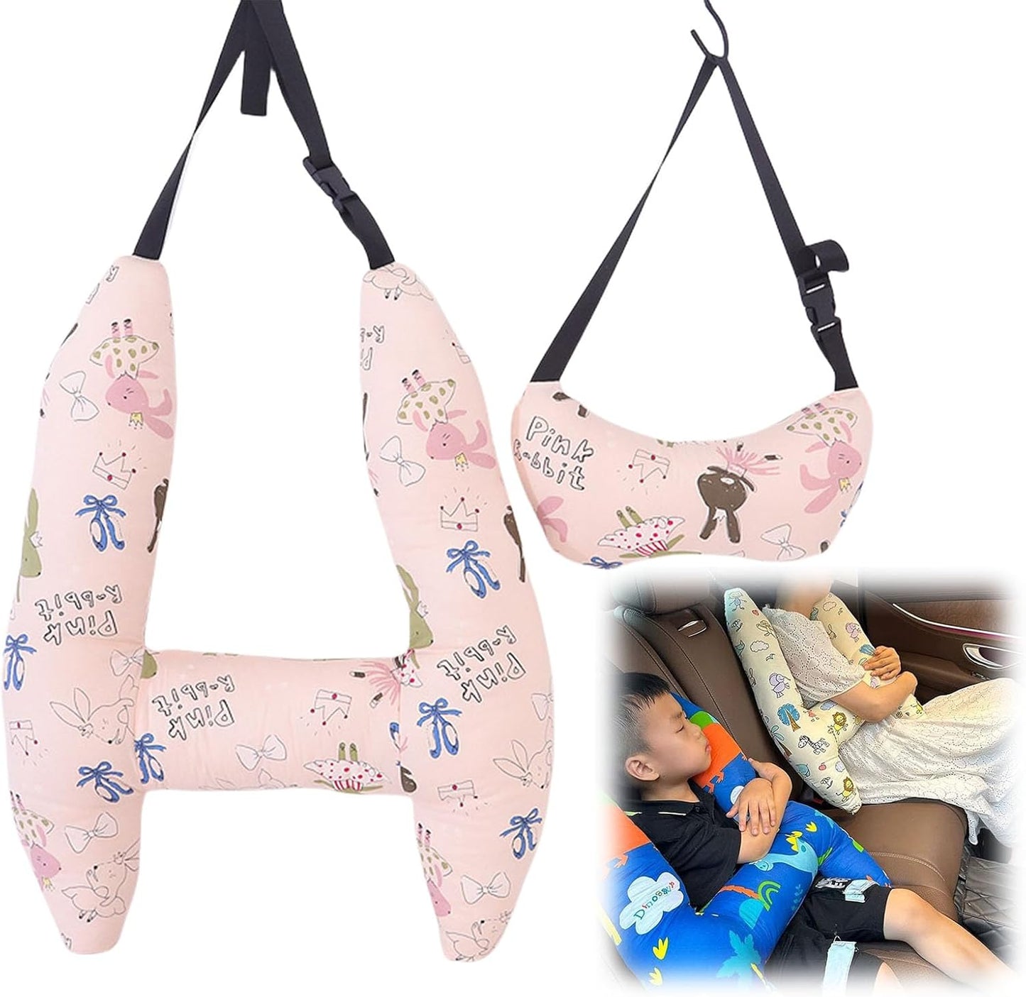 ComfyRide – Ergonomisk og blød – Autostolpude Støtte