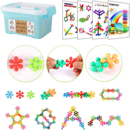 3D Building Blocks™ - Udvikling af kreativitet - Snowflake Building Blocks
