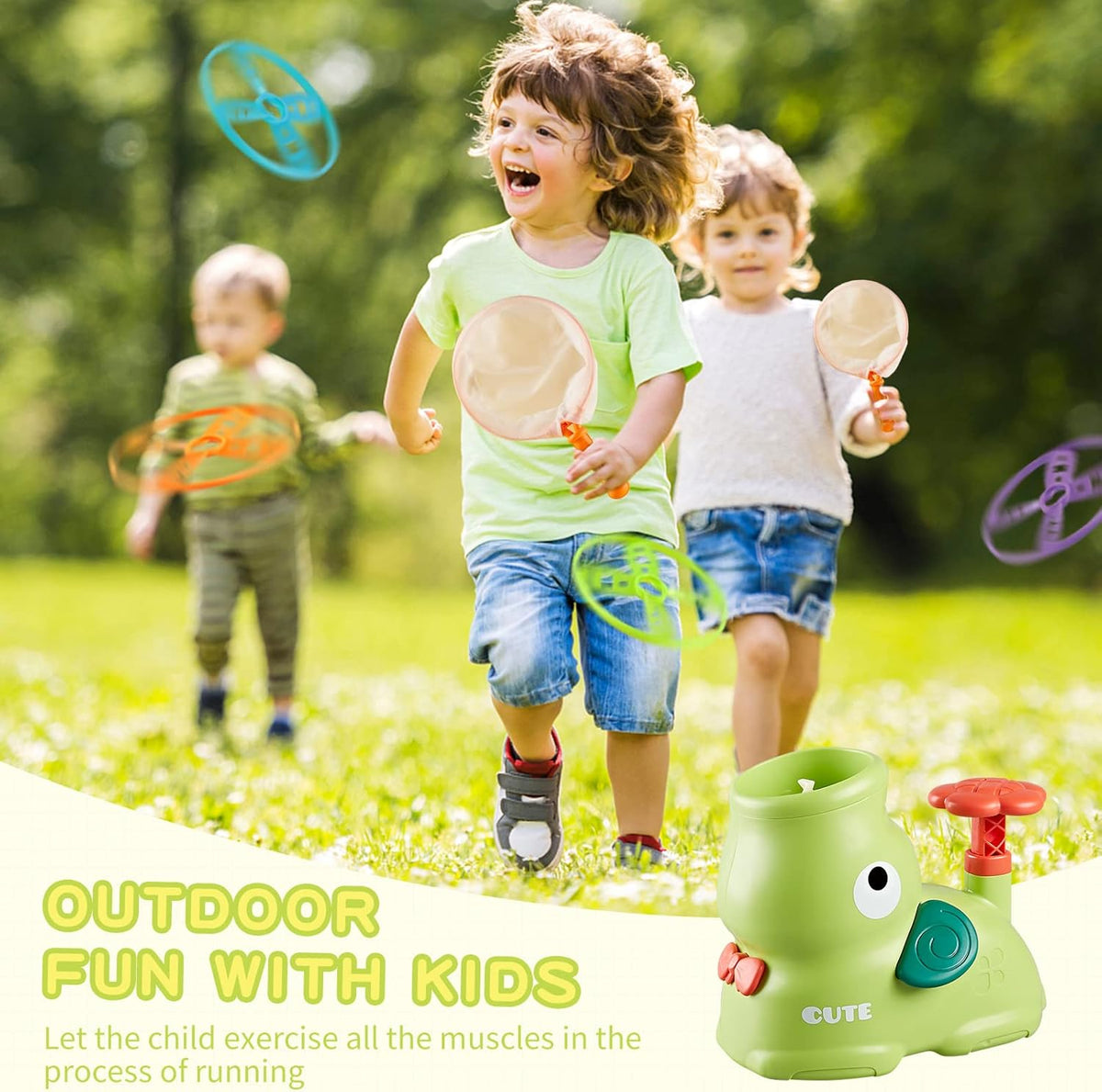 AeroFly – Hurtig & sjov – Frisbee-spilleplade til udendørs brug