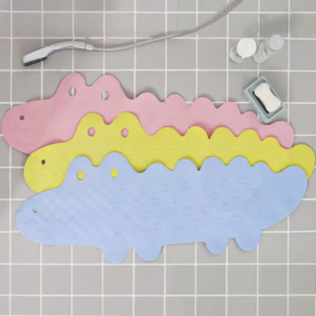 AquaJoy – Skridsikker og sikker – Børnebademåtte Krokodille