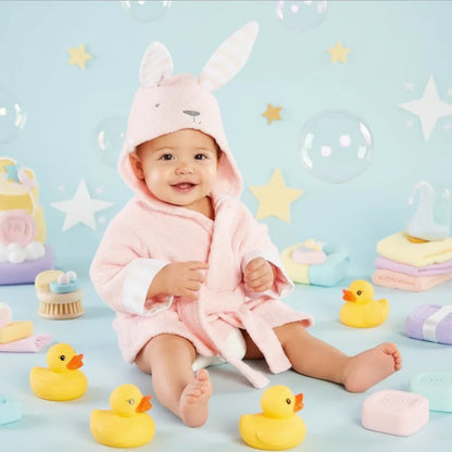 CozyNest – Blød og absorberende – Badekåbe med dyremotiv