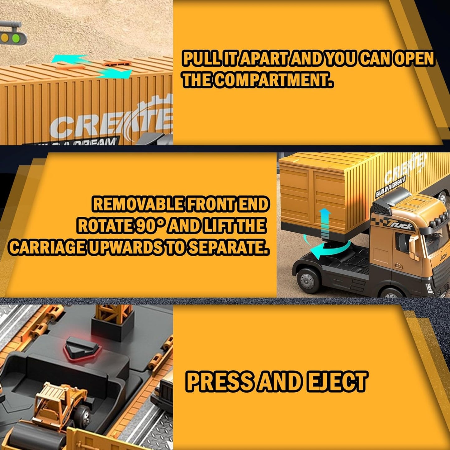 ConstructoKids – Lære & bygge – 2-i-1 byggetrucksæt